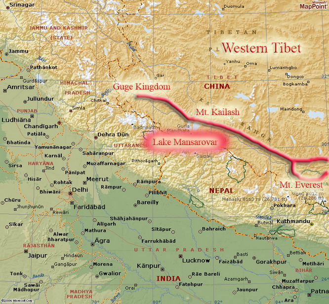  From Guge we went back toward Mt. Kailash and stopped at Lake Mansarovar for the night.